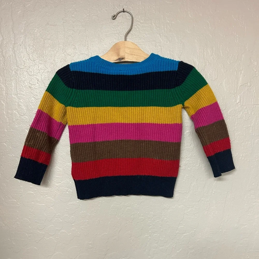 $15 ADD ON y2k vintage baby gap stripe sweater 18-24M Zara Janie‎ and Jack